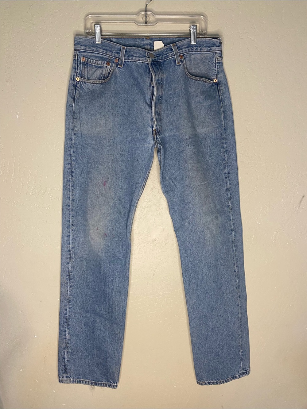 Vintage (2002) Levis 501 Jeans Mens 36x34 Blue LEVI’S 501 Original Fit, straight